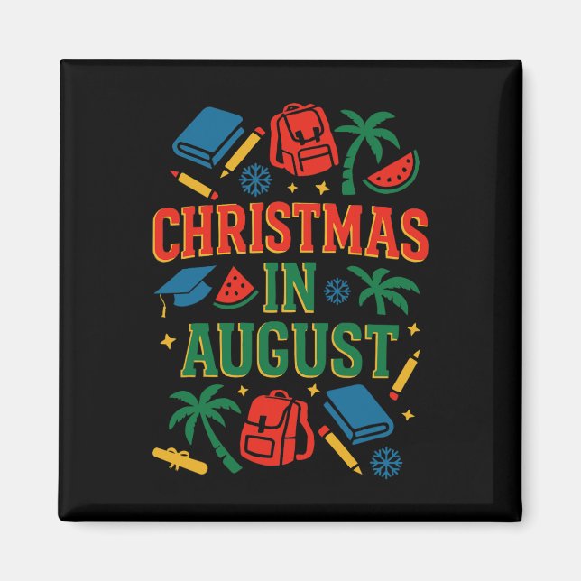 Aimant Ck To School Xmas Palm Tree Graduation Noël I (Devant)