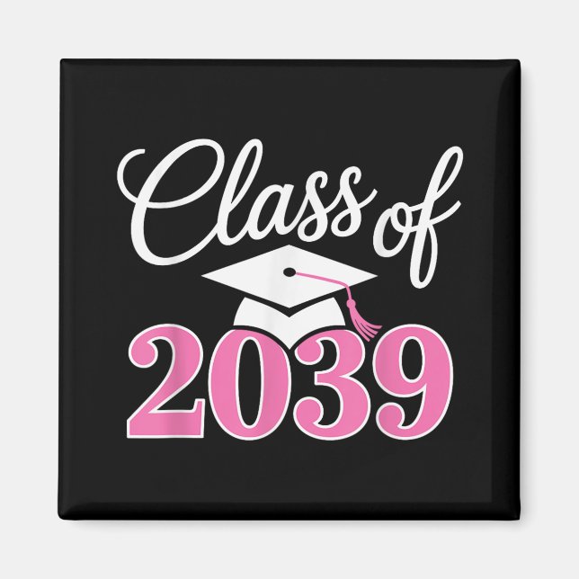 Aimant Cl De 20 Croissance Avec Moi Kindergarten Pink Coq (Devant)