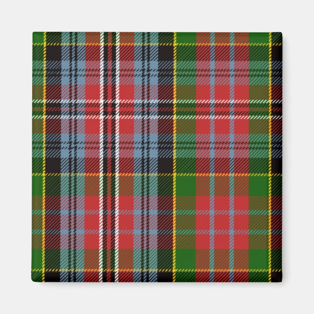 Aimant Clan écossais Kidd Tartan Plaid (Devant)
