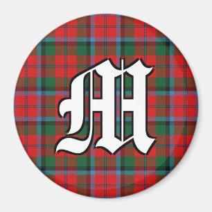 Aimant Clan MacNaughton MacNachtan Tartan Accents Plaid