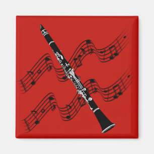 Aimant Clarinet en rouge