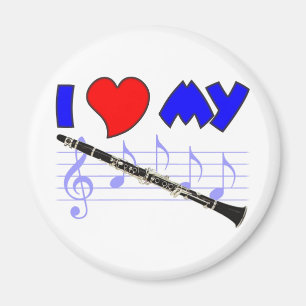 Aimant Clarinet Love
