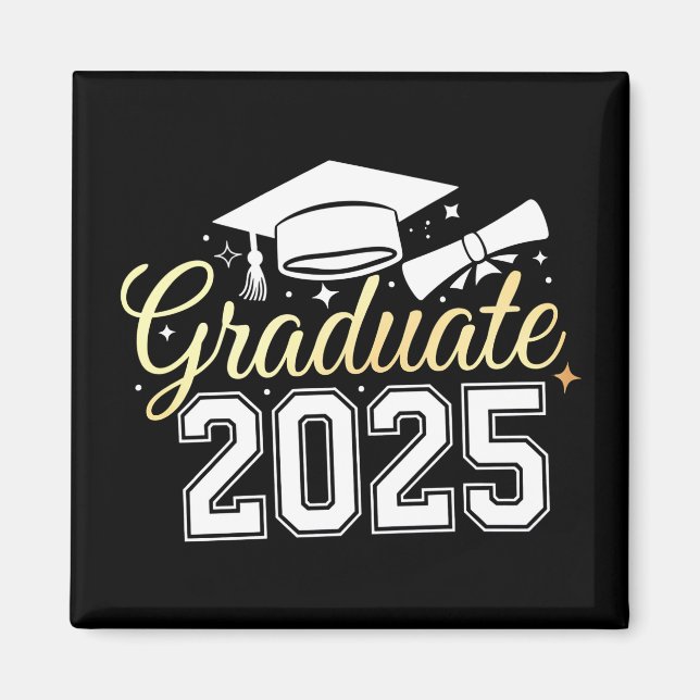 Aimant Classe De Diplôme De 2025 (Devant)