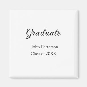 Aimant Classe de fin d'études de 20XX simple graduation m