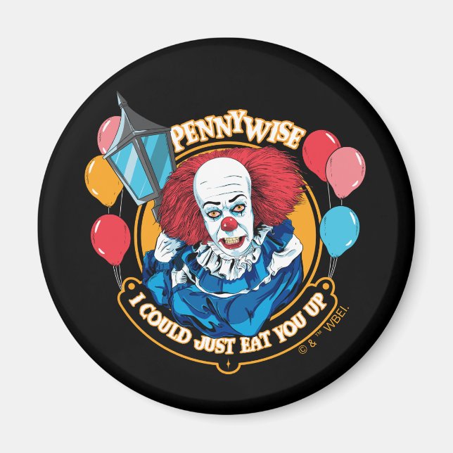 Aimant Classic Pennywise - Je Pourrais Juste Vous Manger  (Devant)