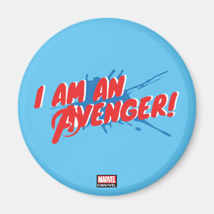 Aimant Classique Avengers   Graphique "I Am An Avenger"