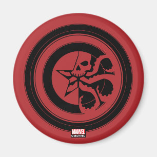 Aimant Classique Avengers   Hydra Captain America Shield