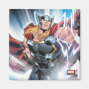 Aimant Classique Avengers   Mjolnir Canalisation Éclair