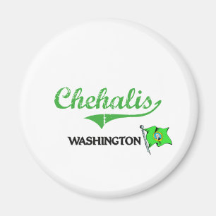 Aimant Classique de ville de Chehalis Washington