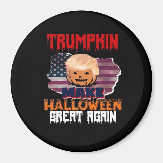 Aimant Classique d'Halloween de Trumpkin (Devant)