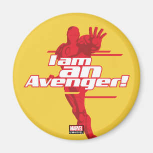 Aimant Classiques Avengers Iron Man "Je Suis" Graphique
