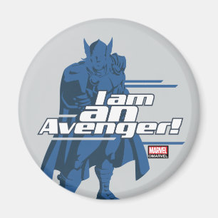 Aimant Classiques Avengers Thor "Je Suis" Graphique