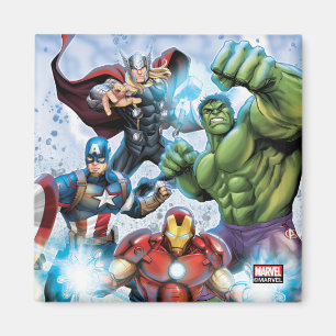 Aimant Classiques des Avengers Avengers Prêts à Attaque