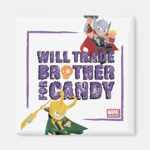 Aimant Classiques des Avengers Bonbons d'Halloween de T