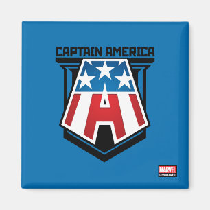 Aimant Classiques des Avengers   Icône patriotique de Cap