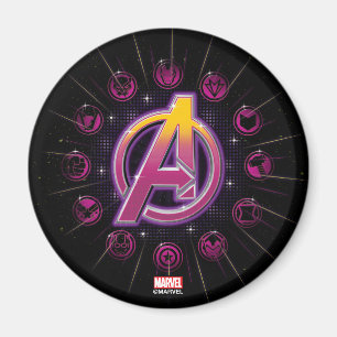 Aimant Classiques des Avengers   Icônes stellaires des Av