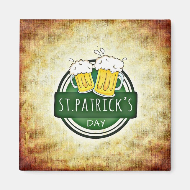 Aimant Classy Elegant St. Patrick's Day (Devant)