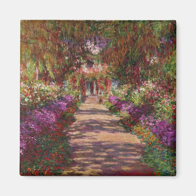 Aimant Claude Monet | A Pathway à Monet's Garden (Devant)