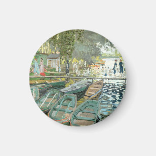 Aimant Claude Monet. Baignoires à La Grenouillère