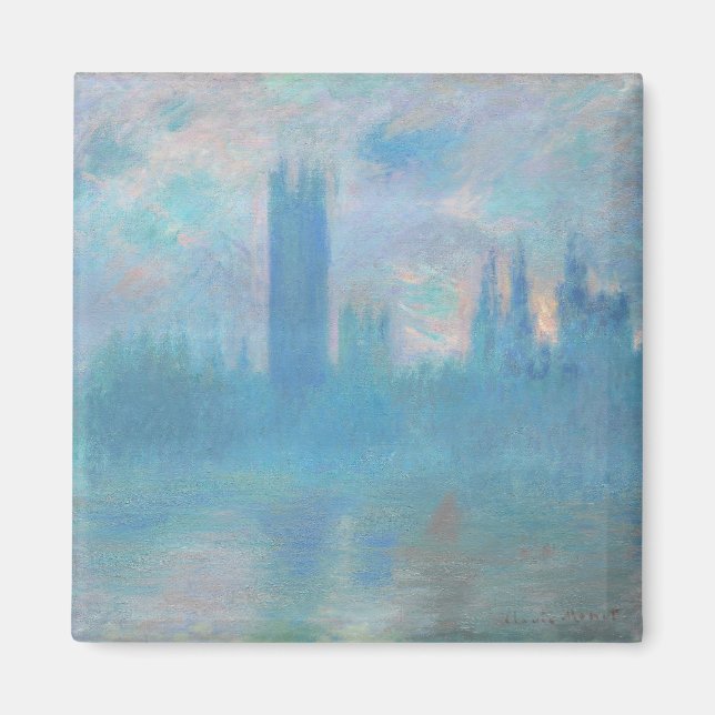 Aimant Claude Monet. Chambres du Parlement de Londres. Bl (Devant)