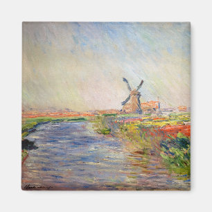Aimant Claude Monet - Champ de Tulipes en Hollande