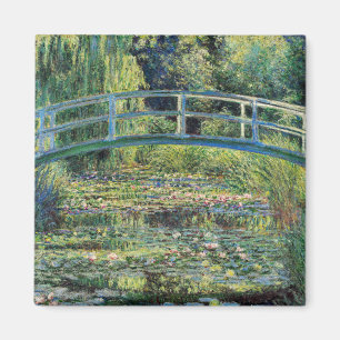 Aimant Claude Monet - Etang Lily et Pont Japonais