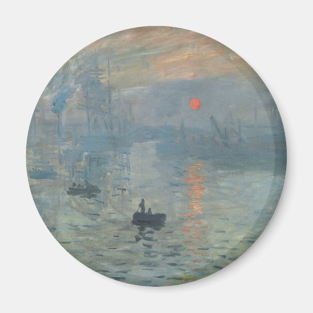 Aimant Claude Monet Impression Sunrise Soleil Levant (Devant)