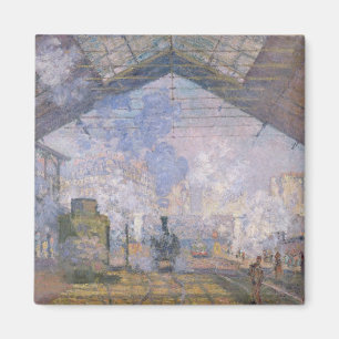 Aimant Claude Monet La Gare St Lazare, 1877