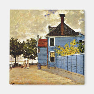 Aimant Claude Monet - La Maison Bleue à Zaandam,