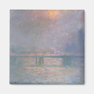 Aimant Claude Monet la Tamise avec la croix de Charing