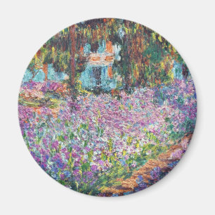 Aimant Claude Monet - Le jardin de l'artiste à Givern