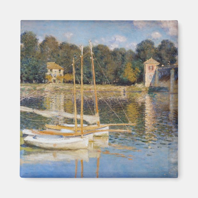 Aimant Claude Monet - Le pont Argenteuil (Devant)