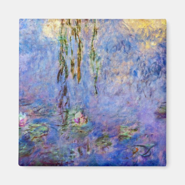 Aimant Claude Monet - Lys d'eau (Devant)