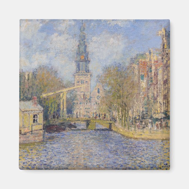 Aimant Claude Monet - Windmills près de Zaandam (Devant)