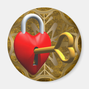 Aimant Clé à mon coeur