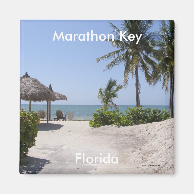 Aimant Clé du marathon (Devant)