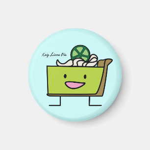 Aimant Clé Lime Pie tarte au citron aigre tranches de de