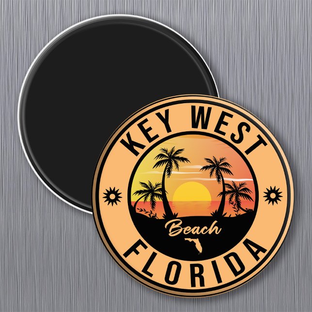 Aimant clé ouest Floride Sunset Vacances Souvenirs (Créateur téléchargé)