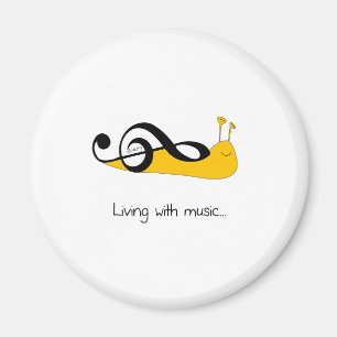 Aimant Clef d'escargot : Vie avec la musique…