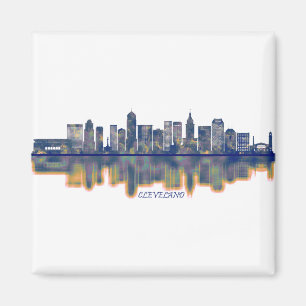 Aimant Cleveland Skyline