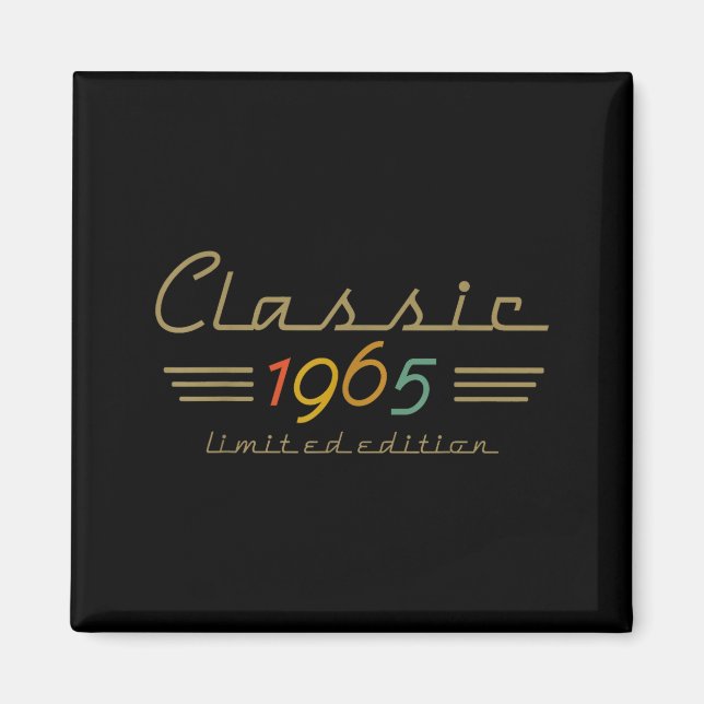 Aimant Clic 1965 Limited Edition 60 Year Old 60th Birthda (Devant)