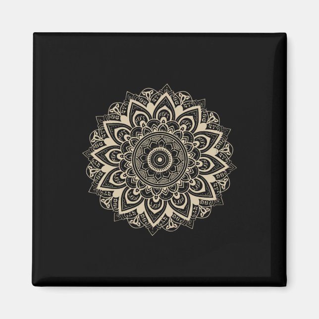 Aimant Clic Mandala Style 86 47 Subtle Anti Trump Resist (Devant)