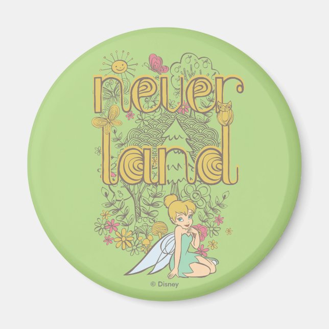 Aimant Clochette de Tinker dans la forêt de Neverland (Devant)