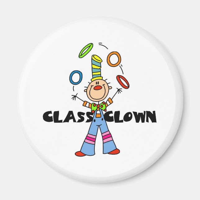Aimant Clown de classe (Devant)