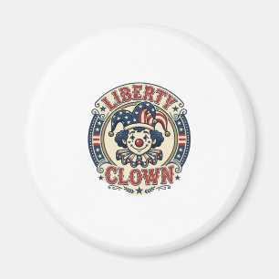 Aimant Clown de la Liberté Patriotique Patriotique Clownc