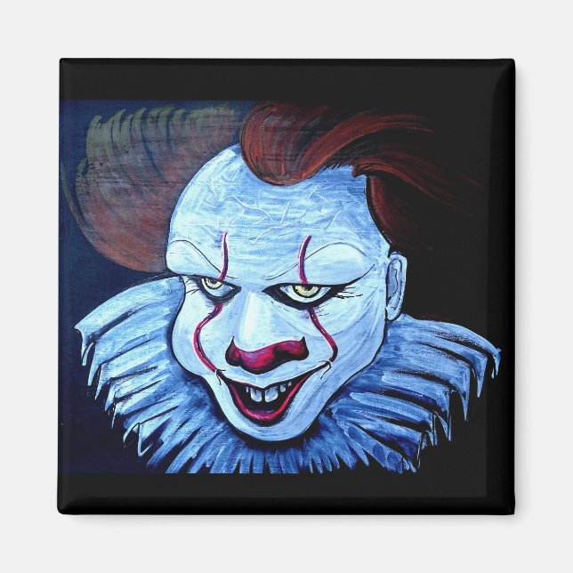 Aimant Clown : Mal (Devant)