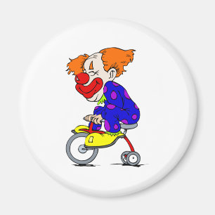 Aimant Clown sur tricycle