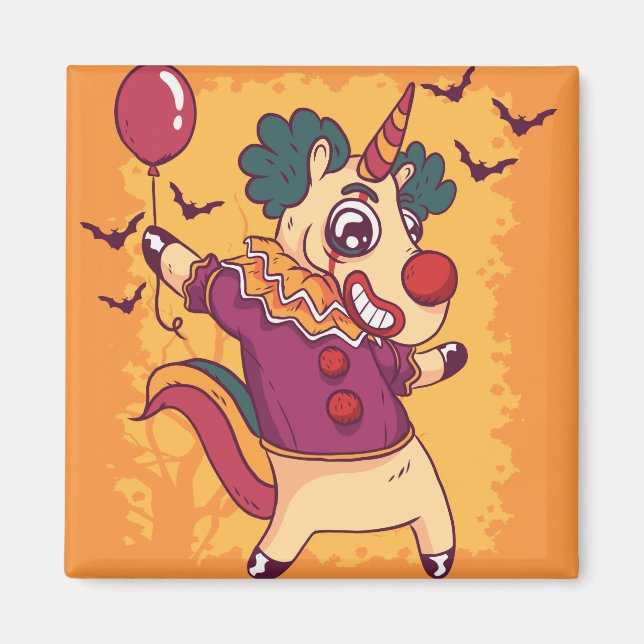 Aimant Clown Unicorn (Devant)