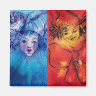 Aimant CLOWNS COLLECTION / Venetian Masquearde Ball