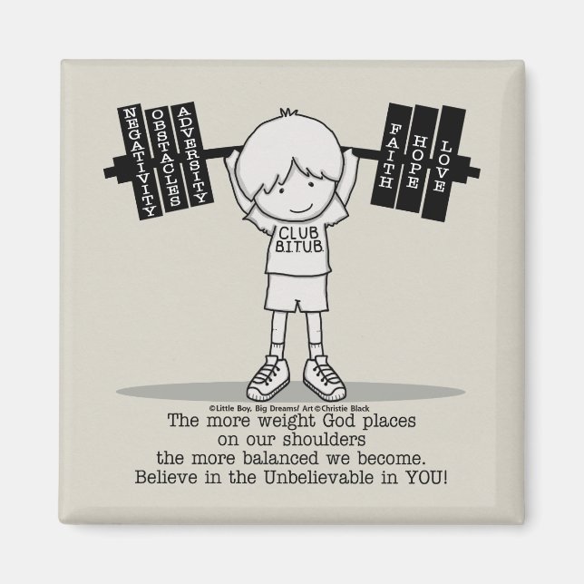 Aimant Club BITUB - Plus équilibré (Devant)